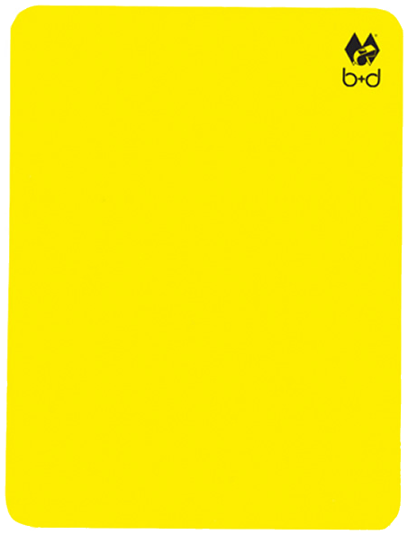 b+d Schiedsrichter Karte