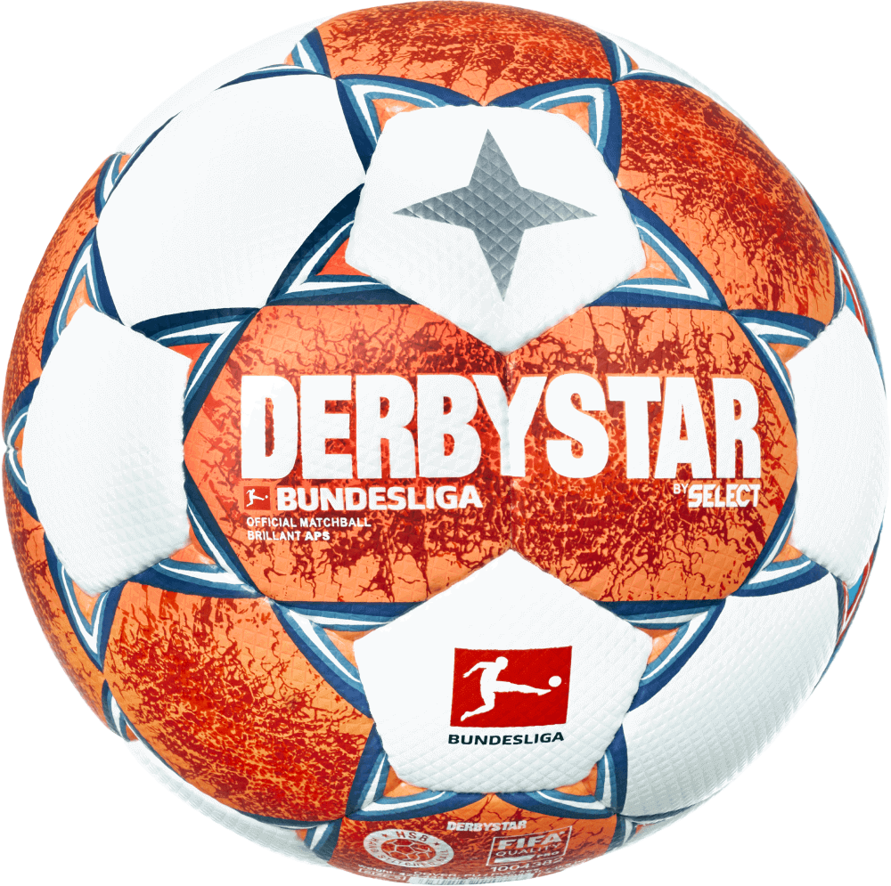 Derbystar Spielball Fußball Größe 5 Bundesliga Brillant APS